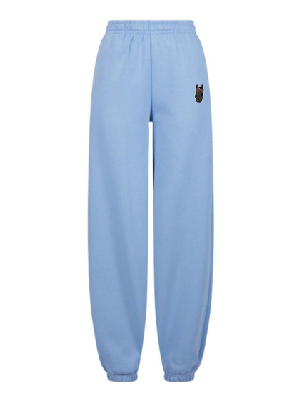 Cozy Spodnie Dresowe dla Koniary - Horse Mom - Powder Blue