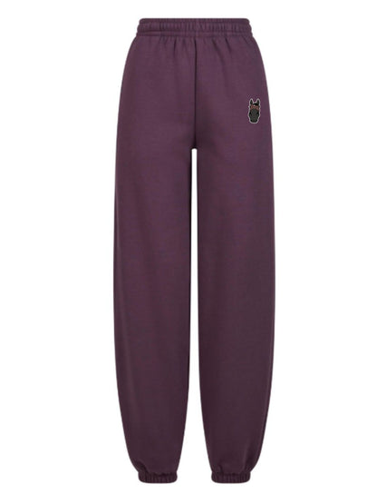 Cozy Spodnie Dresowe dla Koniary - Horse Mom - Plum Purple