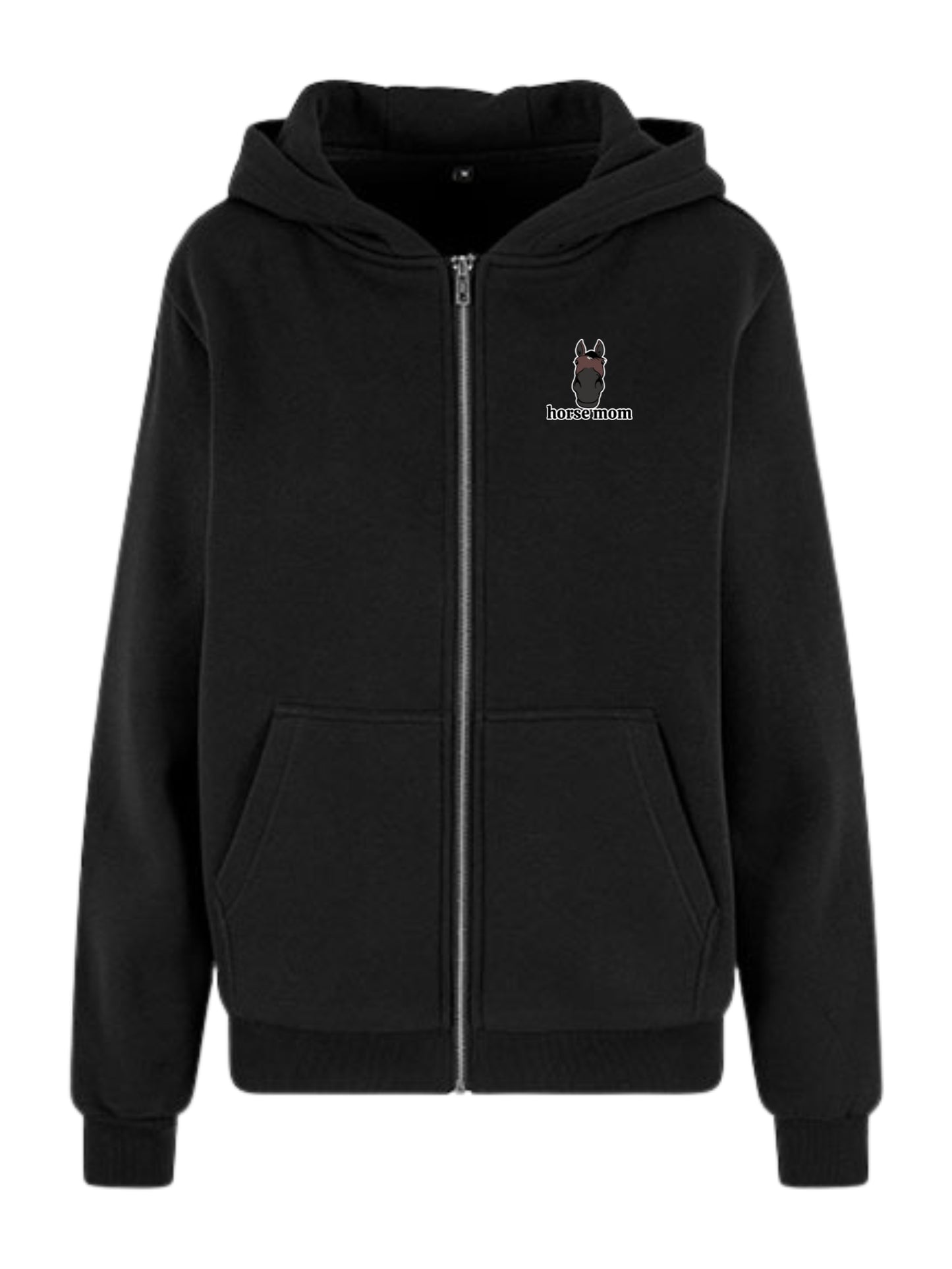 Cozy Rozpinana Bluza dla Koniary - Horse Mom Oversize