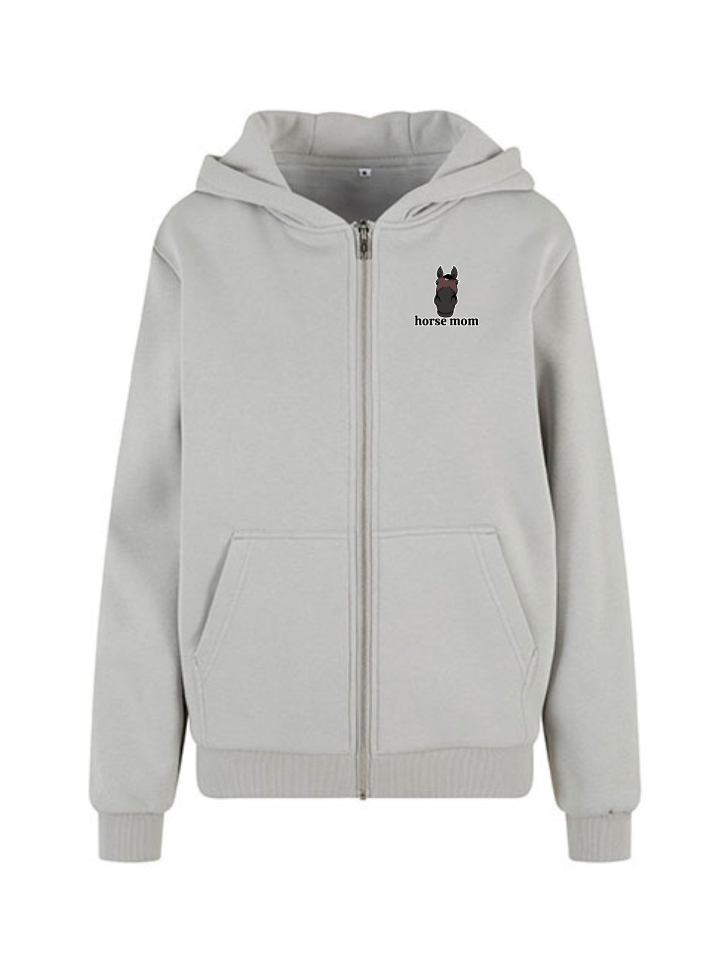 Cozy Rozpinana Bluza dla Koniary - Horse Mom Oversize
