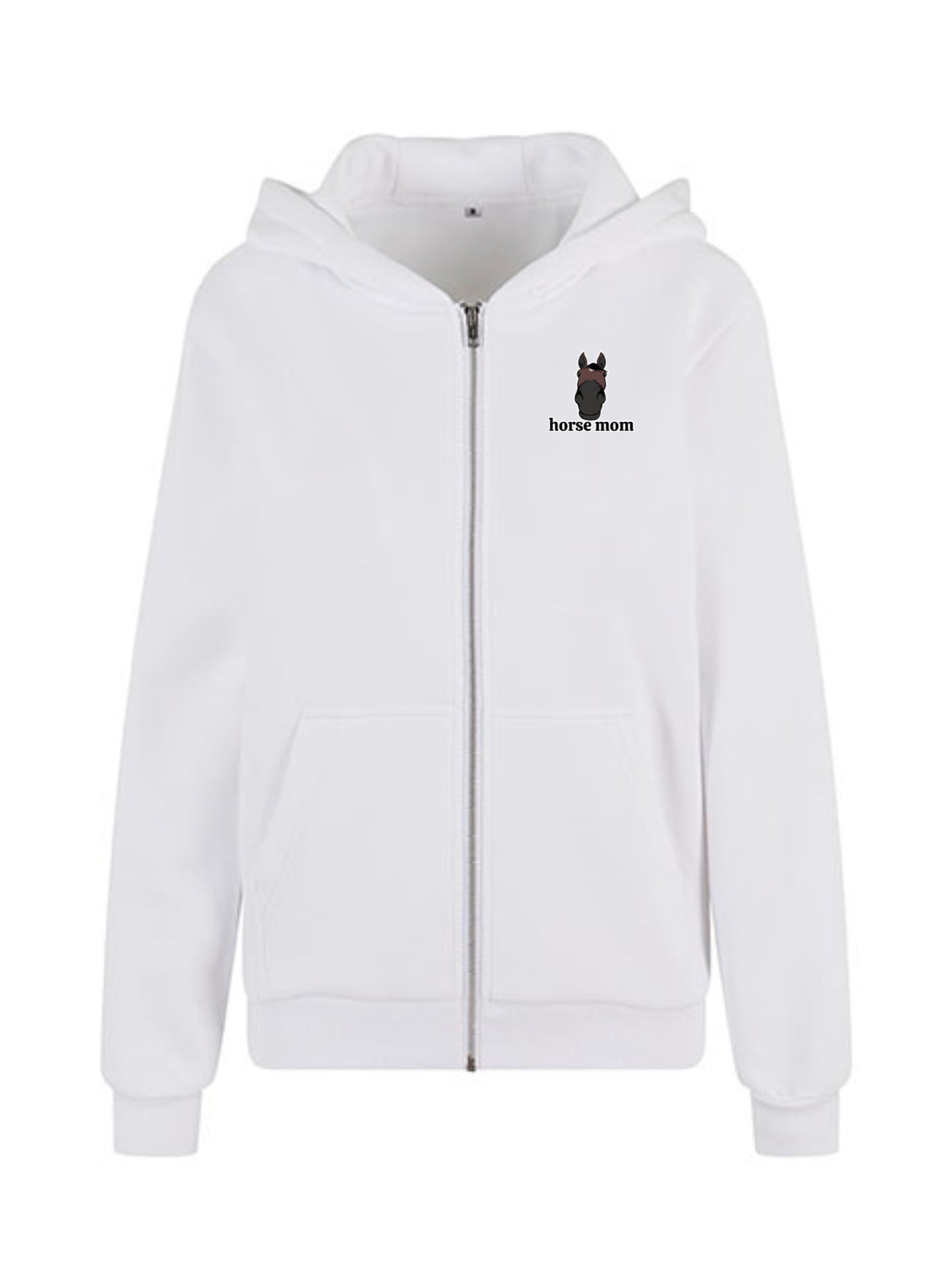 Cozy Rozpinana Bluza dla Koniary - Horse Mom Oversize