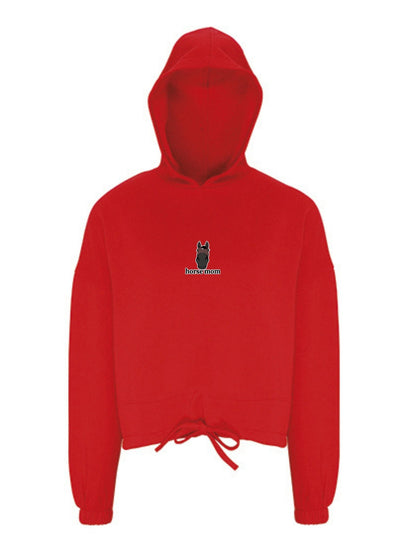 Cozy Bluza ze Ściągaczem - Horse Mom - Fire Red