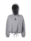Cozy Bluza ze Ściągaczem - Horse Mom - Heather Grey