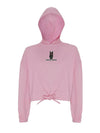 Miękka bluza ze ściągaczem, z haftem "horse mom" dla Koniary - LOVELY - Light Pink
