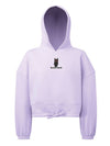 Miękka bluza ze ściągaczem, z haftem "horse mom" dla Koniary - LOVELY - Lilac