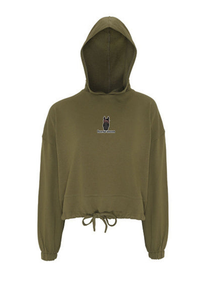 Cozy Bluza ze Ściągaczem - Horse Mom - Olive