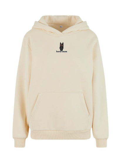 Cozy Bluza dla Koniary - Horse Mom Oversize - White Sand