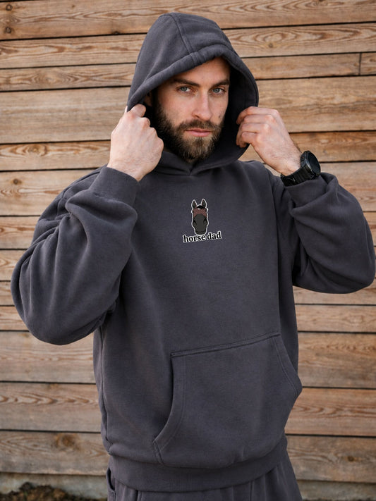 Cozy Bluza dla Koniarza - Horse Dad Oversize - Magnet