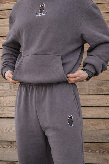Cozy Spodnie Dresowe dla Koniarza - Horse Dad - Magnet