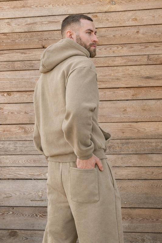 Cozy Spodnie Dresowe dla Koniarza - Horse Dad - Pale Olive