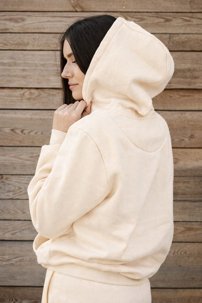 Cozy Bluza dla Koniary - Horse Mom Oversize - White Sand